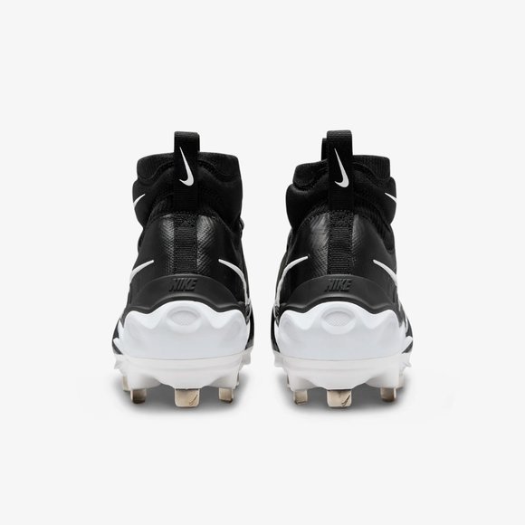 Nike Alpha Huarache NXT Metal Baseball Cleats Black White DJ6517-001 Men's Sizes - Picture 5 of 7